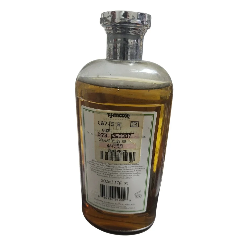 Atkinsons London English Lily Bath Shower Gel 17oz 500ml Discontinued HTF Luxury
